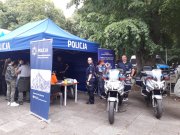 Zachodniopomorscy policjanci zabezpieczali zlot motocyklowy w Drawsku Pomorskim