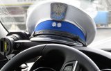 czapka policjanta Wydziału Ruchu Drogowego
