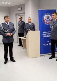 Pożegnanie ze sztandarem Komendanta Miejskiego Policji w Szczecinie