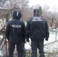 Policyjne kontrole działek przed zimą