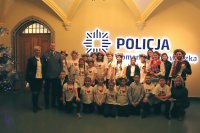 Uczniowie Szkoły Podstawowej im. Jana Pawła II w Korytowie z wizytą w KWP w Szczecinie