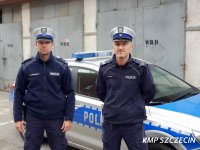policjanci z Wydziału Ruchu Drogowego